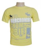 Camisa Abercrombie & Fitch Amarela
