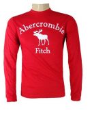 Camisa Manga Longa Abercrombie & Fitch Vermelha