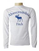 Camisa Manga Longa Abercrombie & Fitch Branca