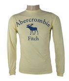 Camisa Manga Longa Abercrombie & Fitch Amarela